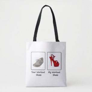 Bolsa Tote Dança Polar - Meus calçados de ginástica, seus