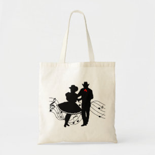 Bolsa Tote Dança quadrada