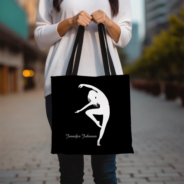 Bolsa Tote Dança Silhouette Moderna (Criador carregado)