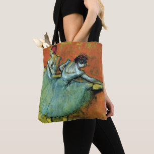 Bolsa Tote Dançarinas na Barra por Edgar Degas, Balé Vintage