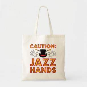 Bolsa Tote Dançarino de Dança de Mãos Jazz de Cuidado