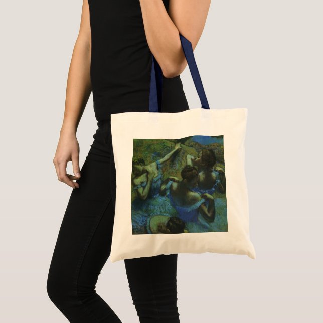 Bolsa Tote Dançarinos azuis por Edgar Degas, Impressionismo d (Frente (produto))