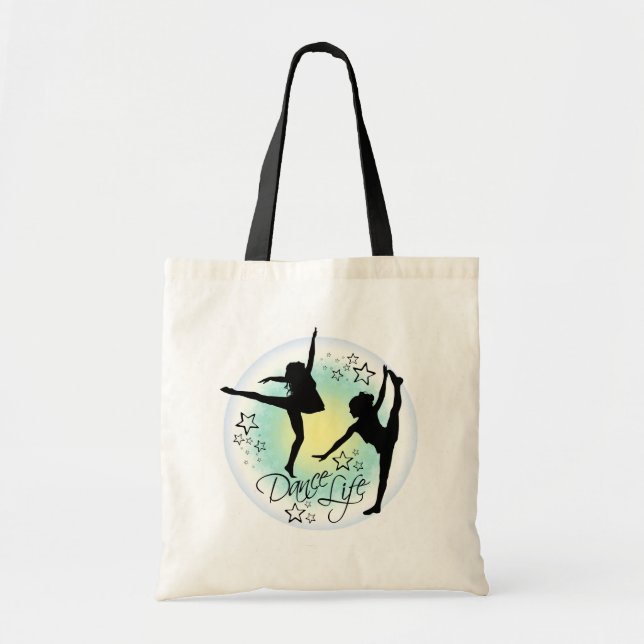 Bolsa Tote Dançarinos, Dance Life Tote Bag (Frente)