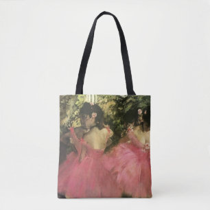 Bolsa Tote Dançarinos de Pink por Edgar Degas