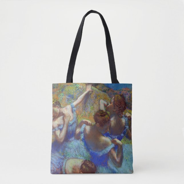 Bolsa Tote Dançarinos em Azul, Edgar Degas (Frente)