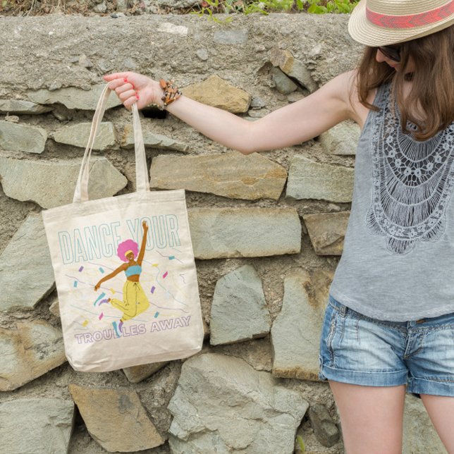 Bolsa Tote Dance seus problemas para longe (Criador carregado)