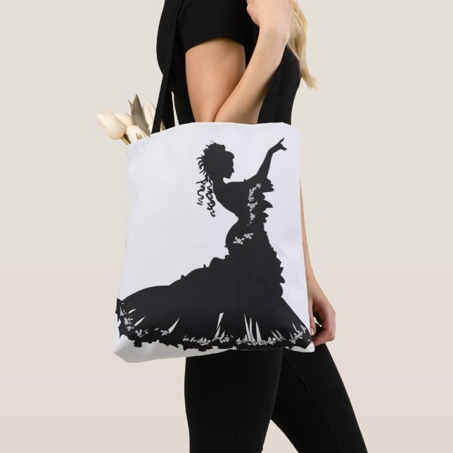 Bolsa Tote Dancer Lady Silhouette (Close Up)