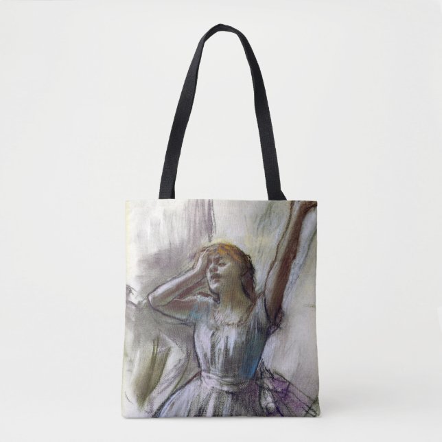 Bolsa Tote Dancer Stretching de Degas (Frente)