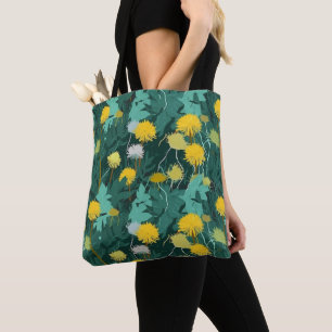 Bolsa Tote Dandeliões Amarelos de Verão