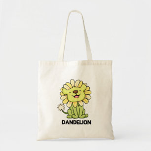 Bolsa Tote Dandelion Funny Lion Pun