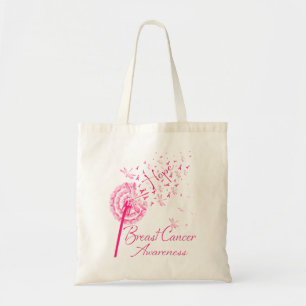 Bolsa Tote Dandelion Hope - Dragonfly da Consciência do Canc