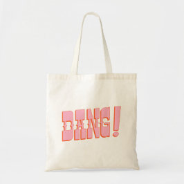 Bolsa Tote DANG! (fonte saloon ocidental, cores do modo retrô