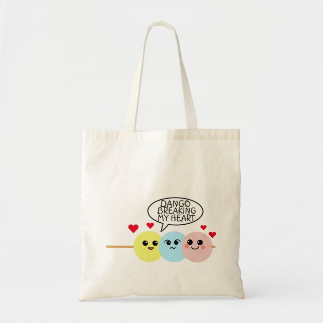Bolsa Tote Dango que quebra meu coração (Frente)