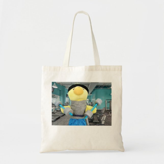 Bolsa Tote Danny Duck no ginásio (Frente)