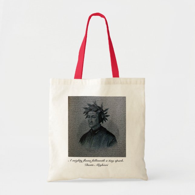 Bolsa Tote Dante Alighieri Portrait (Frente)