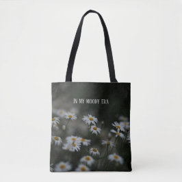 Bolsa Tote Dark Cottagecore  My Moody Era Customizable Daisy