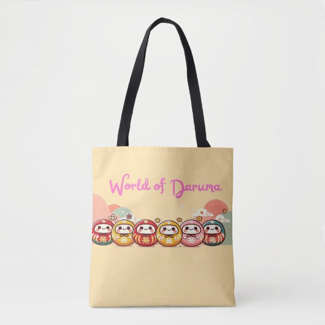 Bolsa Tote Daruma-mania (Frente)