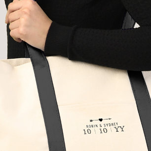 Bolsa Tote Data do Casamento Minimalista  