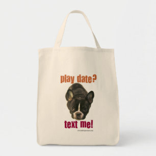 Bolsa Tote data do jogo? texto mim!