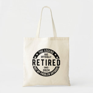 Bolsa Tote Data Personalizada A Legenda Se Aposentou Oficialm