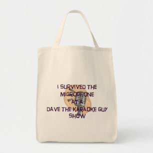Bolsa Tote Dave a cara do karaoke "eu sobrevivi" à sacola