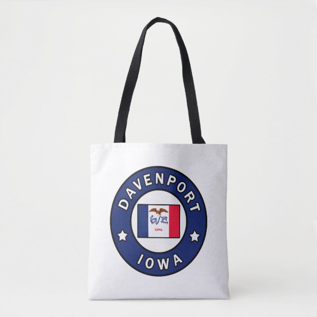 Bolsa Tote Davenport Iowa (Frente)