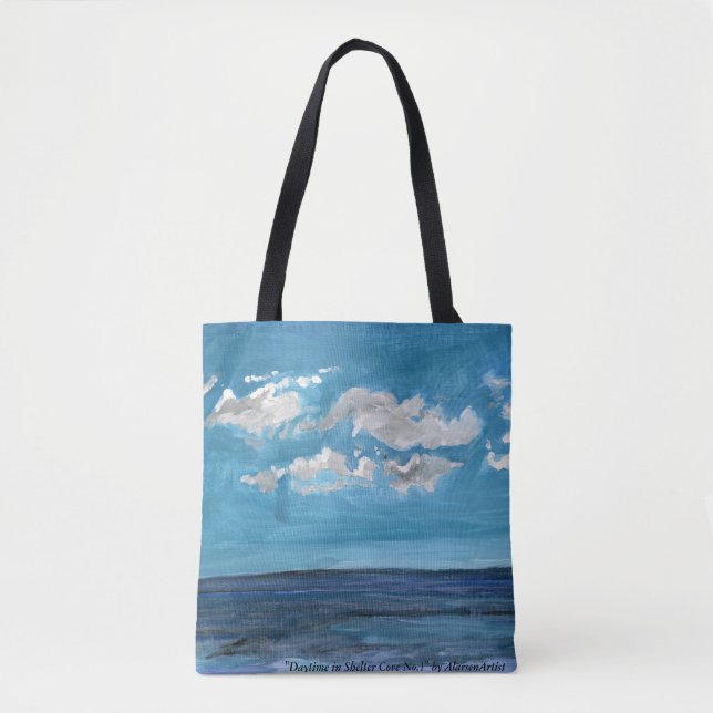 Bolsa Tote "Daytime in Shelter Cove No.1", por AlarsenArtist (Frente)