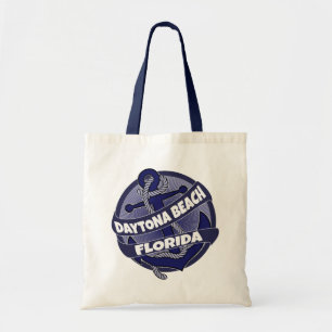 Bolsa Tote Daytona Beach Ângulo da Flórida espiral tote bag