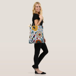 Bolsa Tote Dazzling Daisy Delight: Uma Moda Floral Favorita