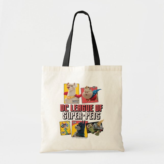 Bolsa Tote DC League of Super-Pets Character Panels (Frente)