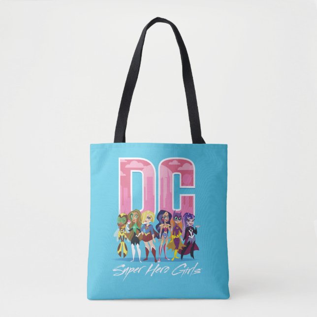 Bolsa Tote DC Super Hero Girls Lineup (Frente)
