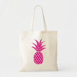 Bolsa Tote de Abacaxi Rosa Intenso