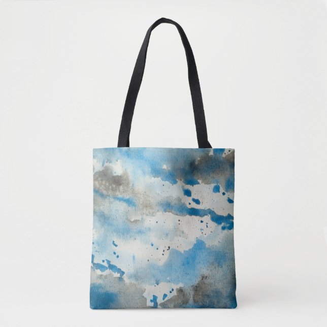 bolsa tote de aquarela abstrata (Frente)