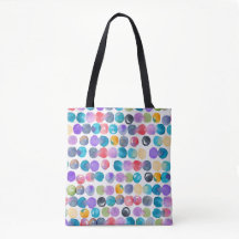 Bolsa Tote de Aquarela Artística – Moderno Abstrat