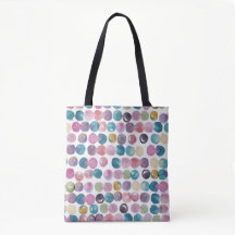 Bolsa Tote de Aquarela Suave – Tela Artística Eleg