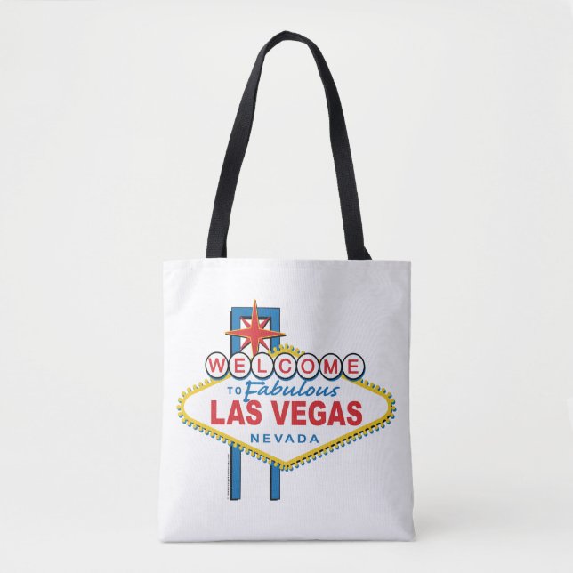 Bolsa Tote Dê boas-vindas a Las Vegas Nevada (Frente)