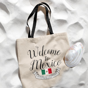 Bolsa Tote Dê boas-vindas ao costume do casamento do destino