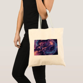 bolsa tote de bruxa psicodélica
