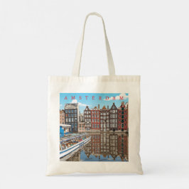 Bolsa Tote de casas de Amsterdã