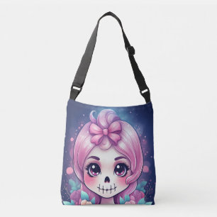 Bolsa Tote de Caveira Fofa