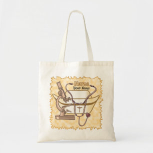 Bolsa tote de colagem de enfermeira
