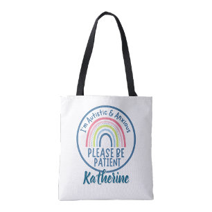 Bolsa tote de conscientização sensorial  Personali