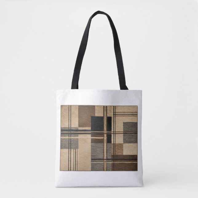 Bolsa Tote de Cores Abstratas Vibrantes (Frente)