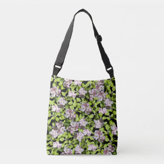 Bolsa Tote de Corpo Cruzado Flor de Maçã da Primav