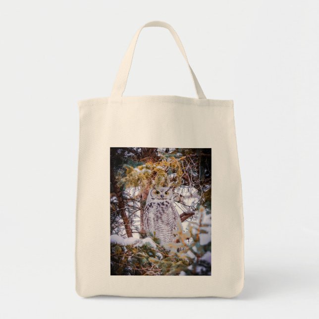 Bolsa Tote de Coruja (Frente)