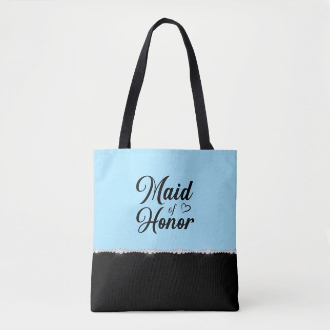 Bolsa Tote de Dama de Honra Chic (Frente)