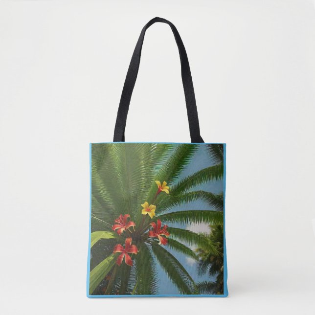 Bolsa Tote de Design de Flor Definitivo (Frente)