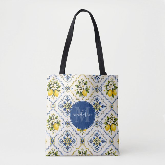 Bolsa Tote de Limões de Verão (Frente)