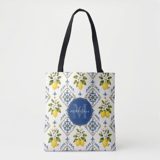 Bolsa Tote de Limões de Verão (Frente)
