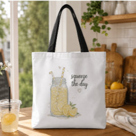 Bolsa Tote de Limonada Squeeze The Day para o Verã